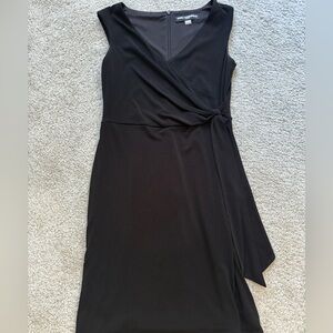 Karl Lagerfeld Black Wrap Dress